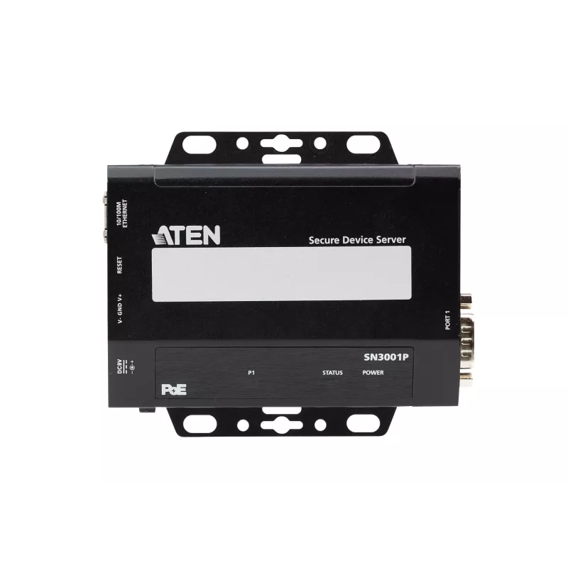 ATEN 1-Port RS-232 Secure Device Server with PoE, 10/100Base-T(X), 210 g