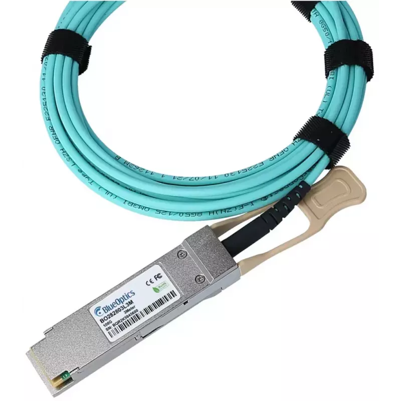 Network Cable BlueOptics SPTMJP1PMCDF015-BO QSFP28 AOC 15m Blue