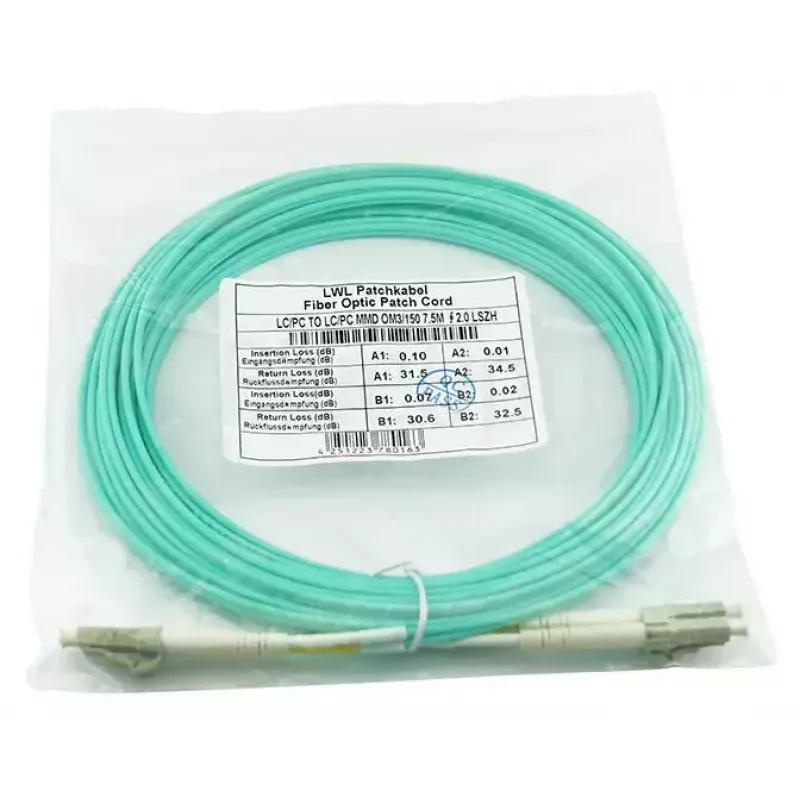 BlueOptics SRCABLE20M-BO InfiniBand fibre optic cable 20 m LC Beige