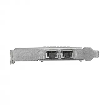StarTech.com Dual Port 10G PCIe Network Adapter Card - Intel-X550AT 10GBASE-T & NBASE-T PCI Express Network Interface Adapter 10/5/2.5/1GbE Multi Gigabit Ethernet 5 Speed NIC LAN Card