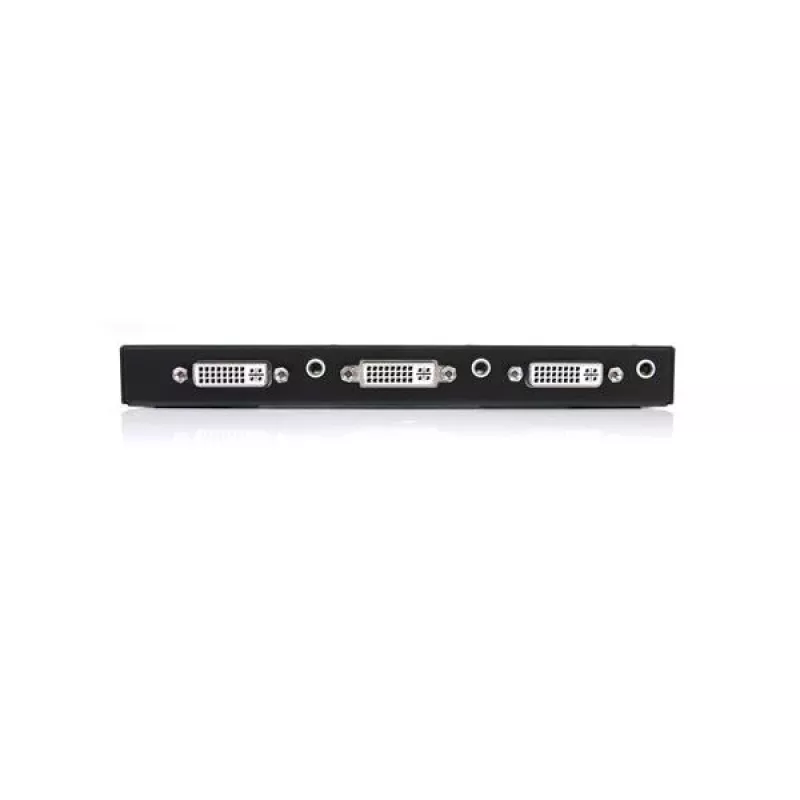 StarTech.com 2 Port DVI Video Splitter with Audio, DVI, 2x DVI, 1920 x 1200 pixels, Black, Aluminium, 10 m