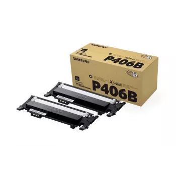 Samsung CLT-P406B toner cartridge 2 pc(s) Original Black