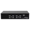 StarTech.com 4 Port USB DisplayPort KVM Switch with Audio, 3840 x 2400 pixels, Black