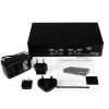 StarTech.com 4 Port USB DisplayPort KVM Switch with Audio, 3840 x 2400 pixels, Black