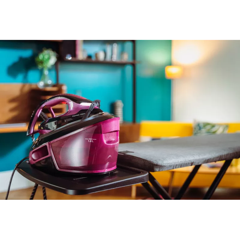 Tefal Express Vision SV8152 2800 W 1.8 L Durilium AirGlide Autoclean soleplate Purple, Black