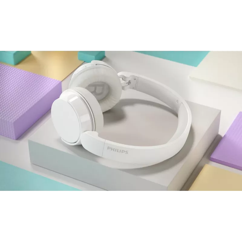 Philips 4000 series TAH4209WT/00 headphones/headset Wireless Head-band Calls/Music Bluetooth White