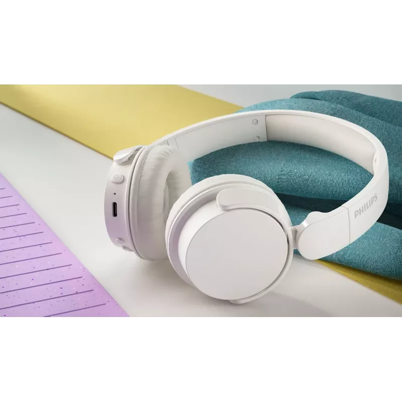 Philips 4000 series TAH4209WT/00 headphones/headset Wireless Head-band Calls/Music Bluetooth White