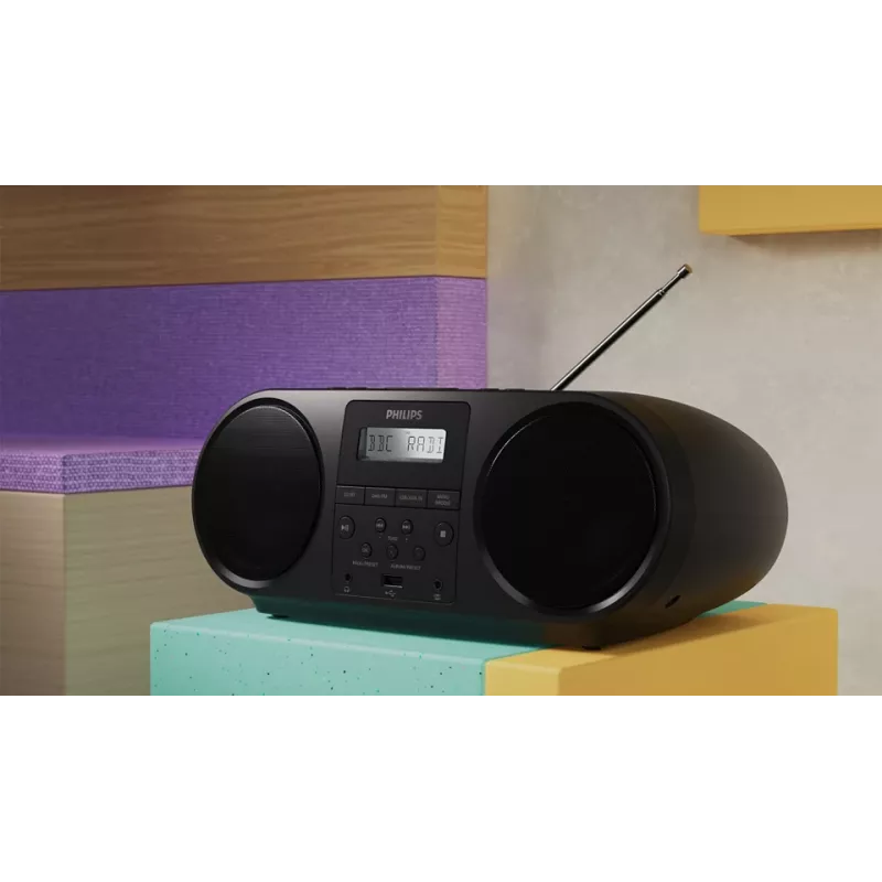 Philips TAZ6000/10 CD player Black Portable CD player