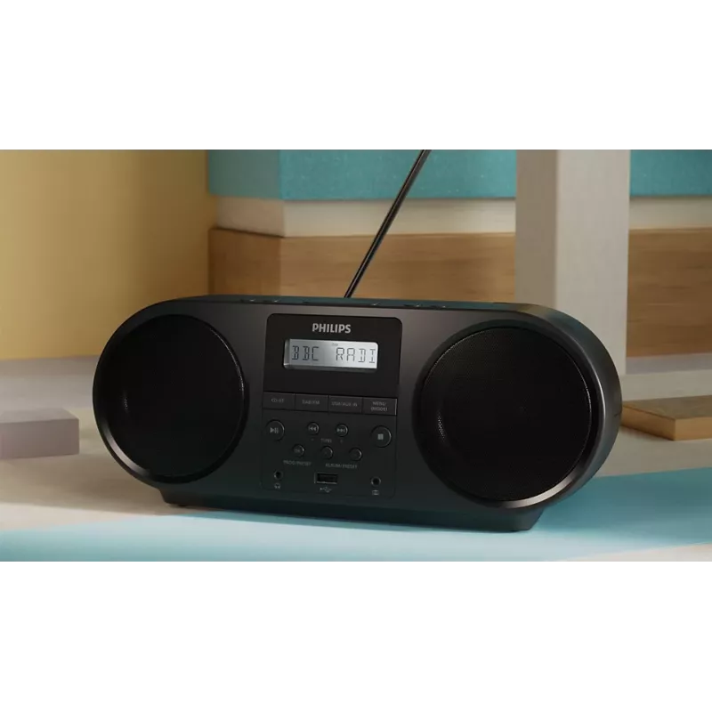 Philips TAZ6000/10 CD player Black Portable CD player