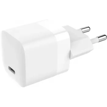 Vision USB-C Charger 30W EU Plug White Universal Power Adapter