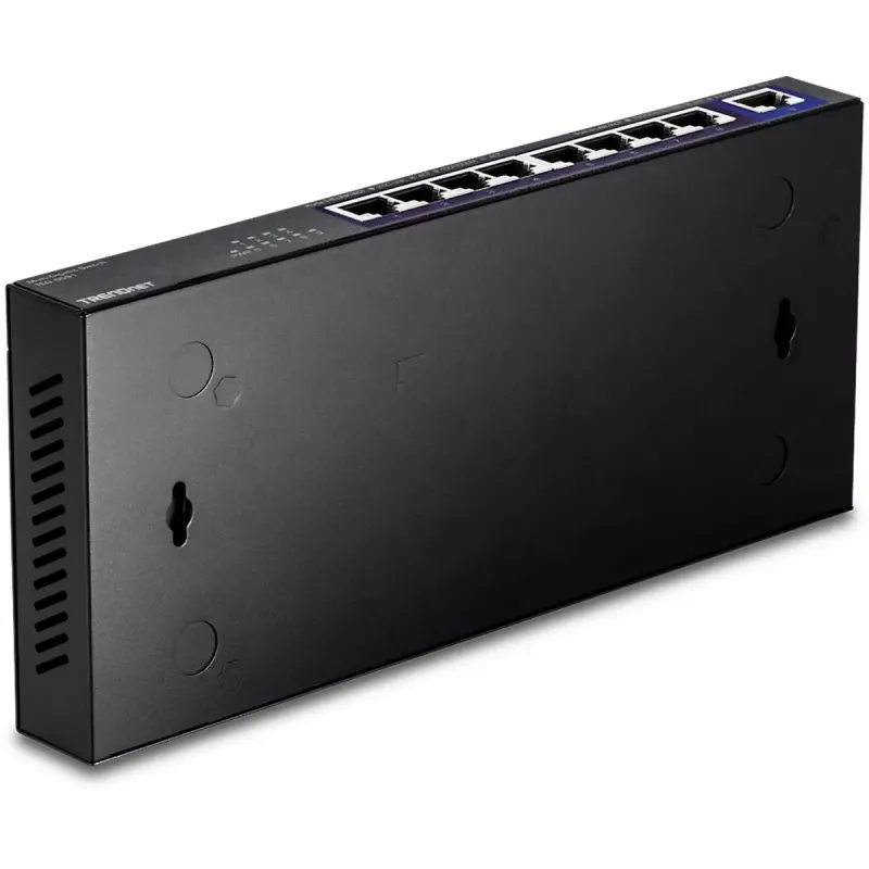 TRENDnet TEG-S591 unmanaged 8-port 2.5G Ethernet switch, 100/1000/2500, 60 Gbit/s, MAC table 4000, wall-mountable