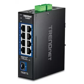 TRENDnet TI-G5091 Industrial Unmanaged 9-Port 2.5G Ethernet Switch with 10G SFP+ Port