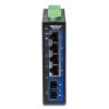 Unmanaged Gigabit Ethernet Switch TRENDnet TI-G51SC, 4x RJ-45 10/100/1000, 10 Gbit/s capacity, 2000 MAC, 9–60V, wall-mountable