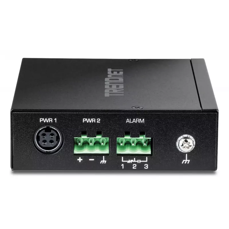 Unmanaged Gigabit Ethernet Switch TRENDnet TI-G51SC, 4x RJ-45 10/100/1000, 10 Gbit/s capacity, 2000 MAC, 9–60V, wall-mountable