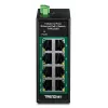 Unmanaged Fast Ethernet PoE Switch TRENDnet TI-PELC80 — 8x 10/100 Mbps RJ-45, IEEE 802.3af/at, 48–56V DC, wall-mountable