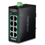 Unmanaged Fast Ethernet PoE Switch TRENDnet TI-PELC80 — 8x 10/100 Mbps RJ-45, IEEE 802.3af/at, 48–56V DC, wall-mountable