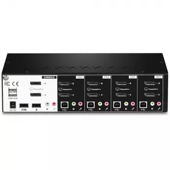 KVM switch Trendnet TK-440DP Black Silver