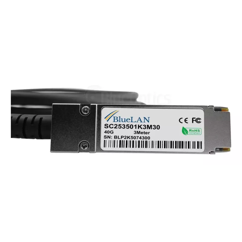 BlueLAN QSFP DAC SC253501K3M30 3m 4xSFP+ Black