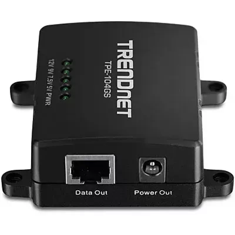 Network Splitter Trendnet TPE-104GS Black Power over Ethernet PoE