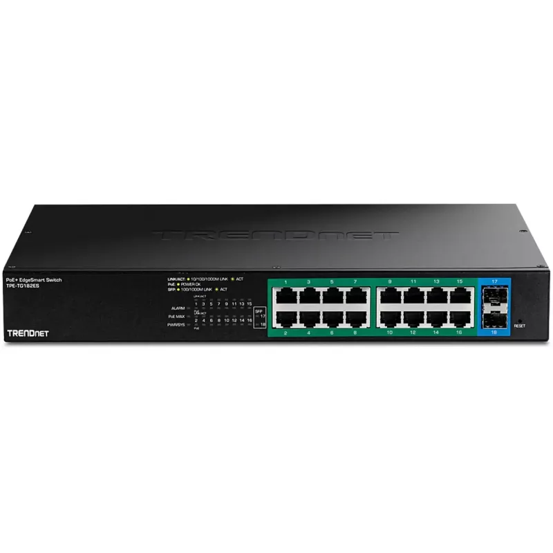 Managed Switch Trendnet TPE-TG182ES 16 Ports Gigabit Ethernet PoE