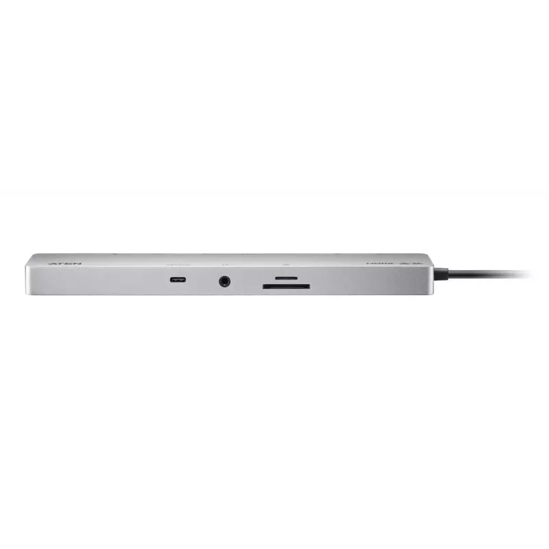USB Hub ATEN UH3240 Type-C Silver 3.5mm HDMI RJ-45 USB 3.2