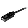StarTech.com 25m USB 2.0 Active Extension Cable - M/F, 25 m, USB A, USB A, USB 2.0, Male/Female, Black