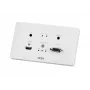 ATEN HDMI & VGA HDBaseT Transmitter with EU Wall Plate / PoH (4K@100m) (HDBaseT Class A)
