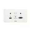 ATEN HDMI & VGA HDBaseT Transmitter with EU Wall Plate / PoH (4K@100m) (HDBaseT Class A)
