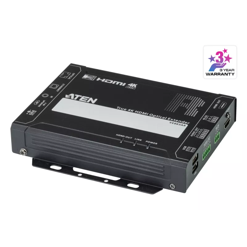 AV transmitter & receiver ATEN VE883AK2 True 4K HDMI Optical Extender 4K@300m 10km