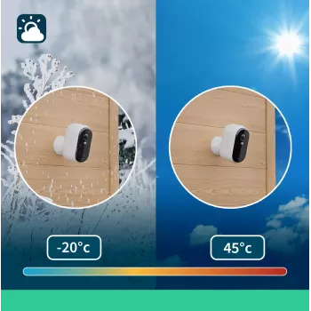 IP security camera Arlo Essential 2K 2560 x 1440 Wireless Indoor Outdoor