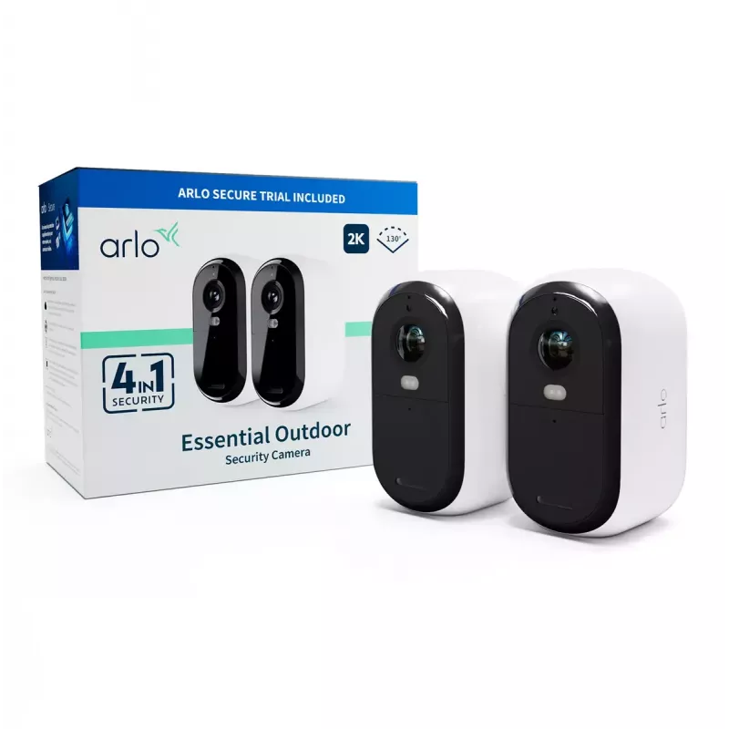 IP security camera Arlo Essential 2K 2560 x 1440 Wireless Indoor Outdoor