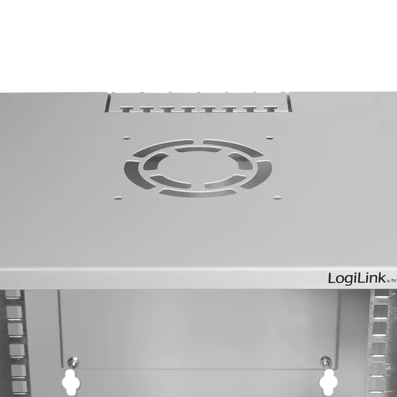 Wall mounted rack LogiLink W66Z30G 6U Grey 30 kg IP20