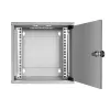 Wall mounted rack LogiLink W66Z30G 6U Grey 30 kg IP20