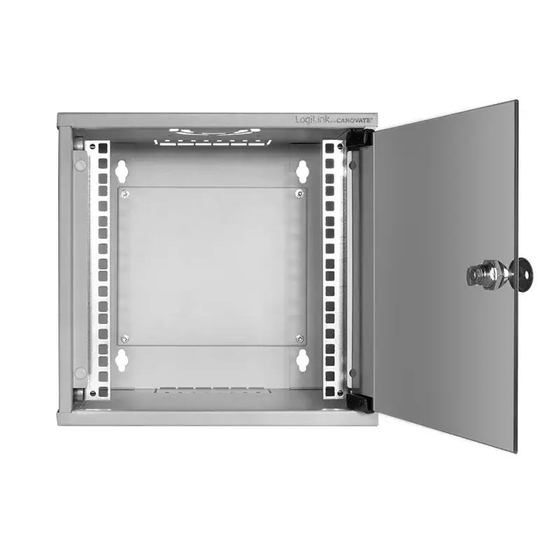 Wall mounted rack LogiLink W66Z30G 6U Grey 30 kg IP20