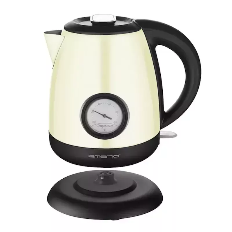 Electric kettle Emerio 1 L 2000 W Beige Black