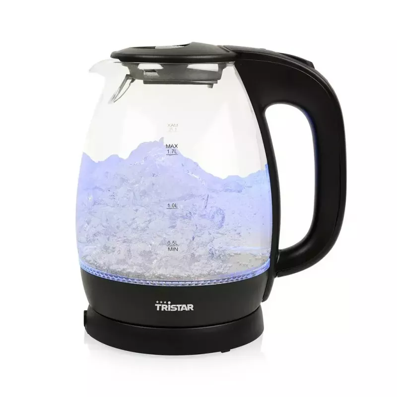 Electric kettle Tristar WK-3405 1.7 L 2200 W Black Transparent