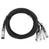InfiniBand/fibre optic cable BlueOptics X66120-1-BL 1 m QSFP 4 x SFP+