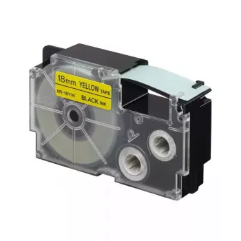Label-making tape Casio XR-18YW1 Black on yellow