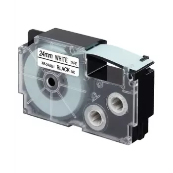 Label-making tape Casio XR-24WE1 Black on white