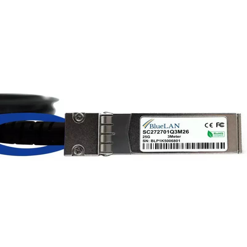 BlueOptics XXVDACBL1M-BL InfiniBand Fibre Optic Cable 1m SFP28 Male