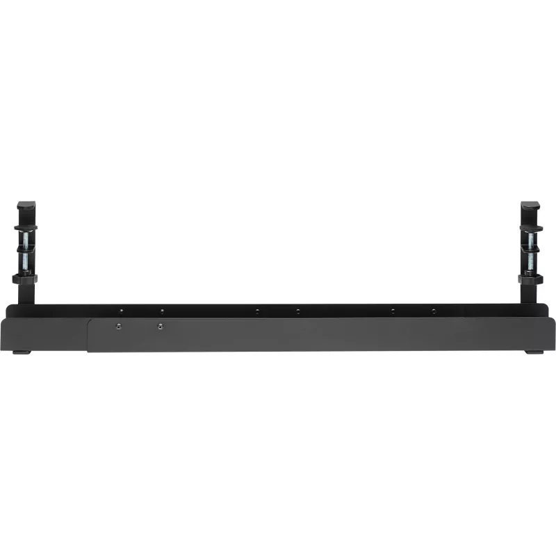 InLine Universal cable guide rail 3-level (80/100/120 cm) for under-table mounting, black