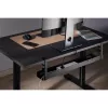 InLine Universal cable guide rail 3-level (80/100/120 cm) for under-table mounting, black