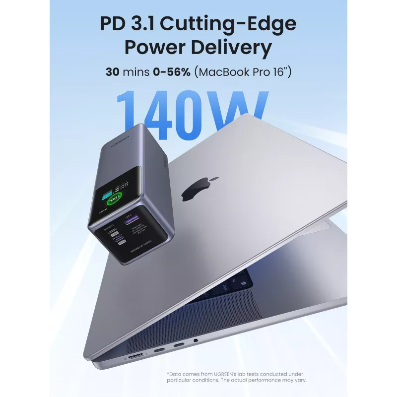 Ugreen 25000mAh 200W Fast Charging Powerbank Grey