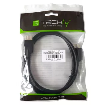 Techly ICOC HDMI2-4-050T HDMI cable 5 m HDMI Type A (Standard) Black