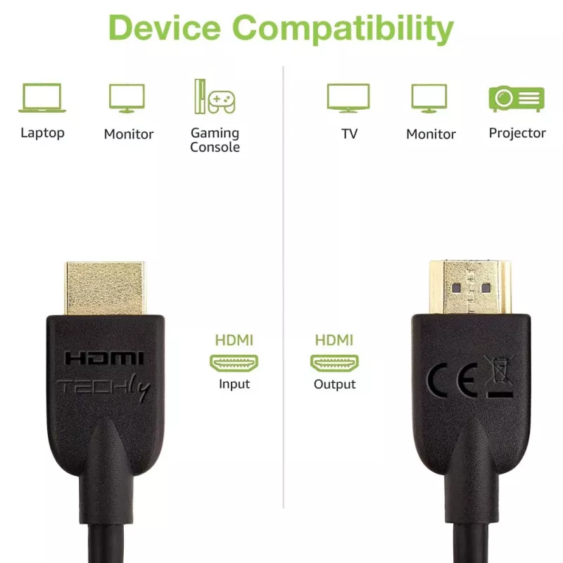 Techly ICOC HDMI2-4-050T HDMI cable 5 m HDMI Type A (Standard) Black