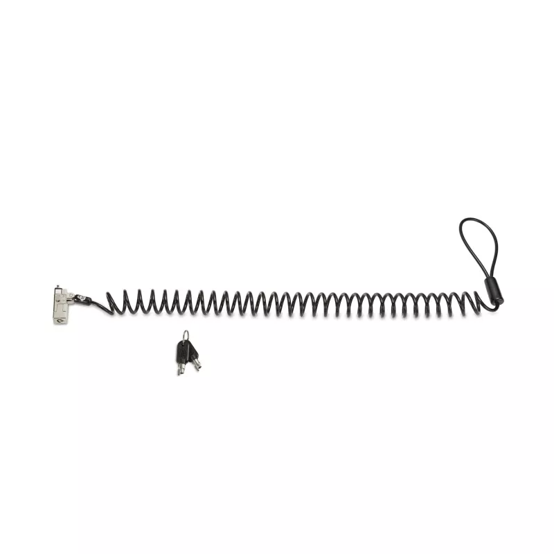 Kensington Slim NanoSaver 2.0 Portable Keyed Lock Silver Black 1.8m