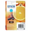 Epson Oranges Singlepack Cyan 33 Claria Premium Ink, Cyan, 4.5 ml, 1 pc(s), 300 pages