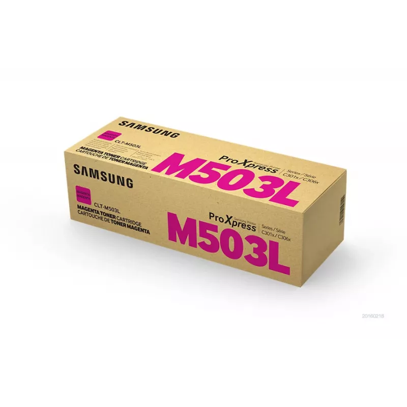 Toner cartridge Samsung CLT‑M503L Magenta, original, 1 pc, laser printing, 5000 pages yield