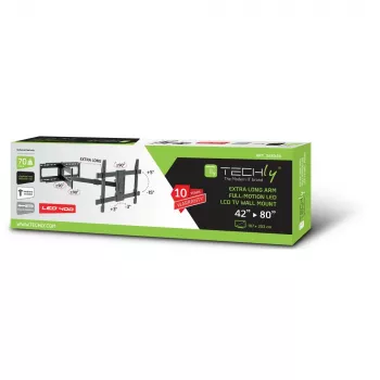 Techly ICA-PLB-721 TV mount/stand 2.03 m (80 inch) Black