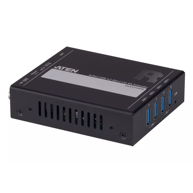 ATEN UCE33100 network extender Network transmitter & receiver Black